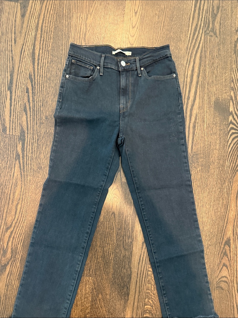 724 Levi High Rise Straight Jeans - Dark Indigo